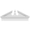 Ekena Millwork Acorn Architectural Grade PVC Combination Pediment, 36"W x 15-7/8"H x 2-3/4"P (Pitch 6/12) PEDPC036X160ACR00 - alternate 3
